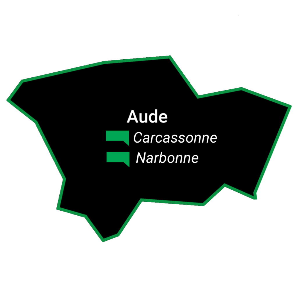 carte de l'Aude