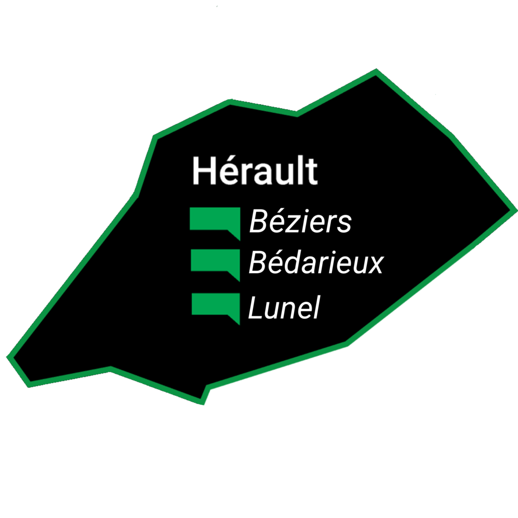 carte de l'Hérault